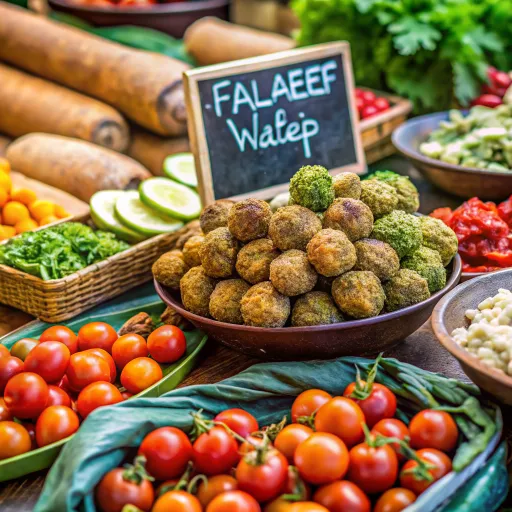 Wrap Integral de Falafel con Salsa de Yogur de Hierbas