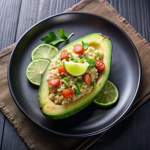 Ensalada de Quinoa y Aguacate con Vinagreta de Lima